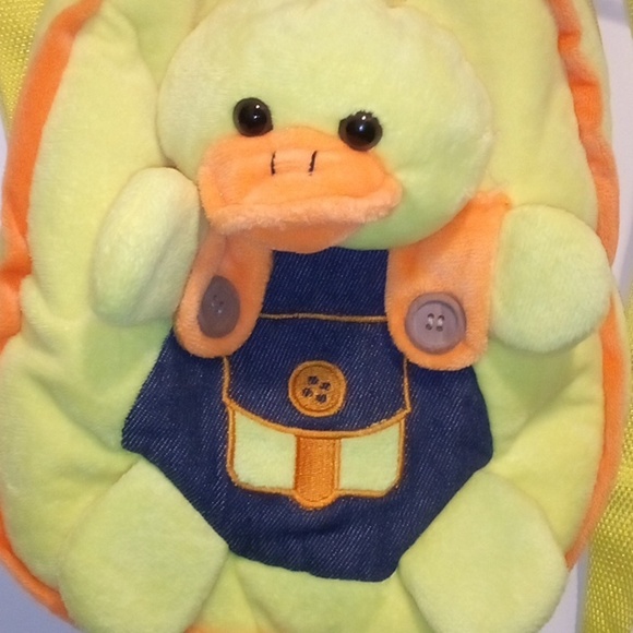 Mini Duck Backpack Plush Plushie For Kids (Yellow) #100 - Picture 2 of 5